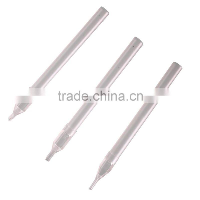 Disposable Plastic Long Short Tattoo Machine Gun Grip Tubes With Tip Set /Kit