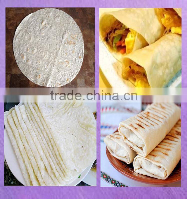 Most popular bakery thin pancakes processing line/Turkish pita bread making machine