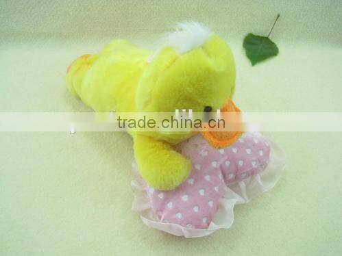 Super funny and soft plush sleeping animal toys with pillow