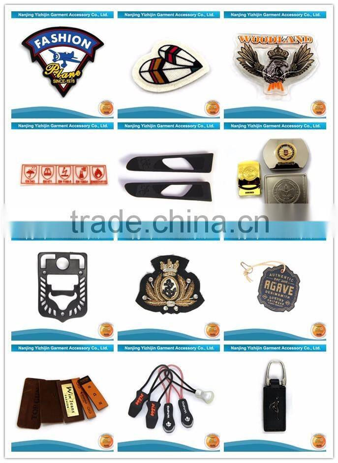 Eco-friendly Fabric Zipper Puller Patches Made in China