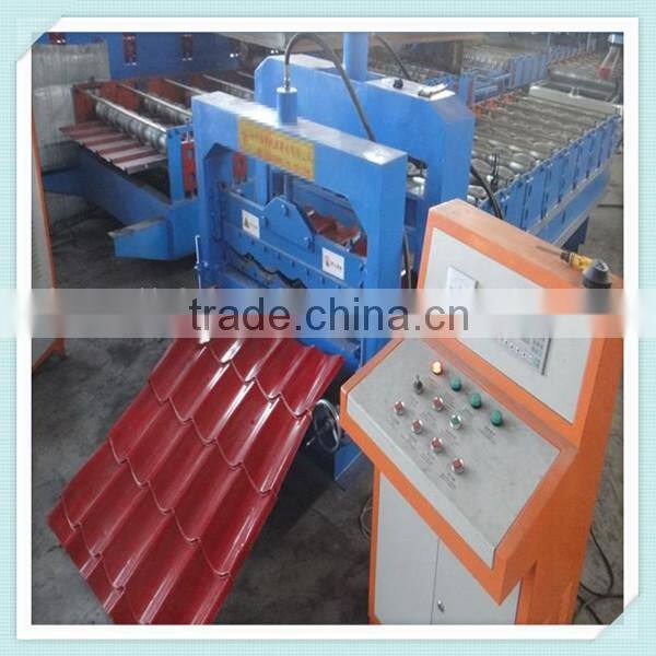 1100 Step Profile Steel Roofing Roll Forming Machine