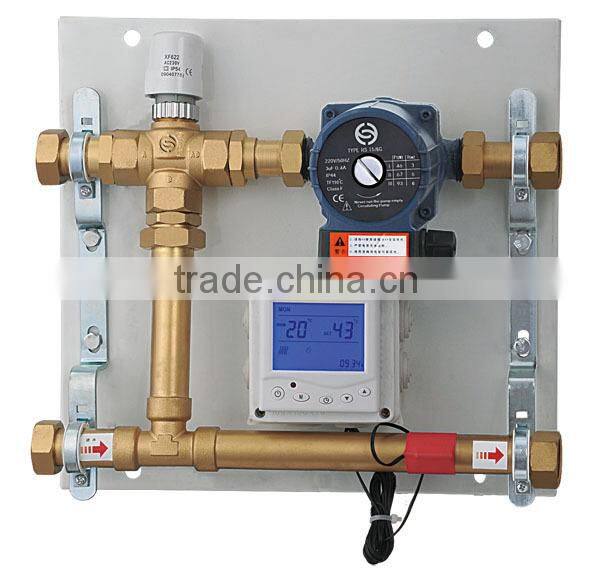 underfloor heating medium temostate pump Mix water system