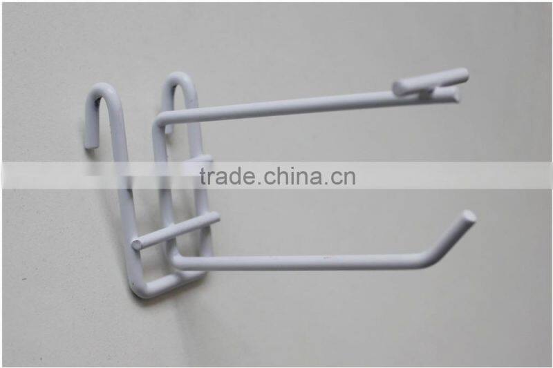High Quality Wire mesh rack hook /Wire hanging hook/Wire peg hook rack