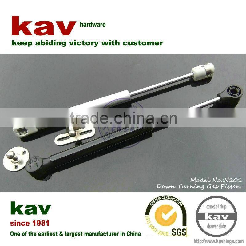 kav brand down turning hydraulic gas strut for wall cabinet