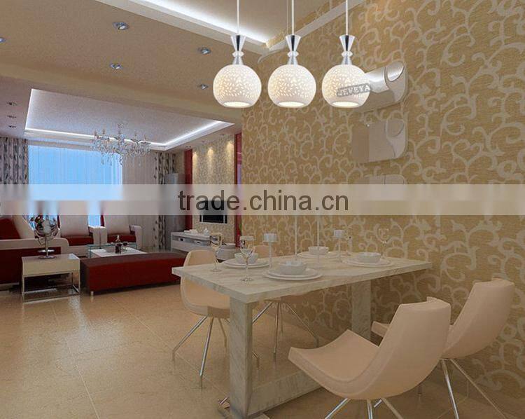 Top quality LED Pendant Lights 3 heads ceramic round pendant lamps