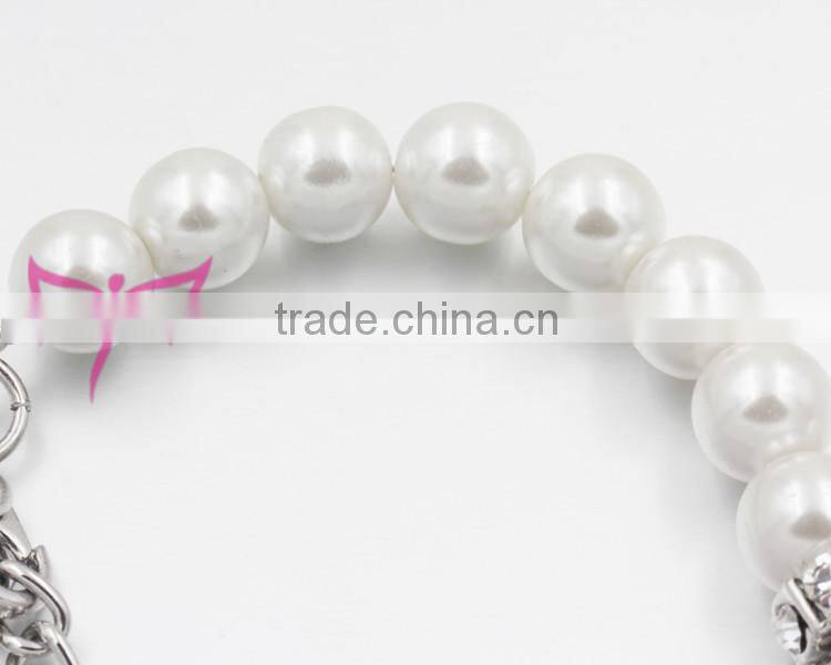 Easam Low Price Popular Alloy Chain Beaded Gold Bracelet