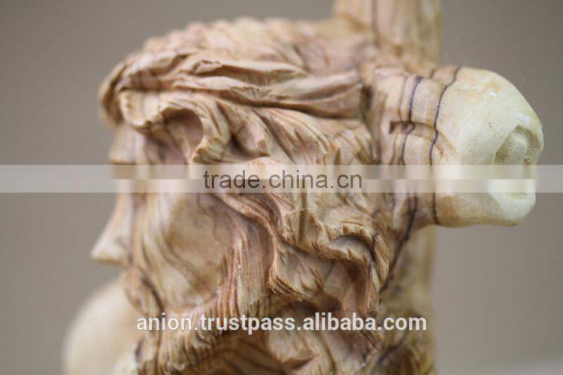 Jesus Christ Olive Wood Carved Figure