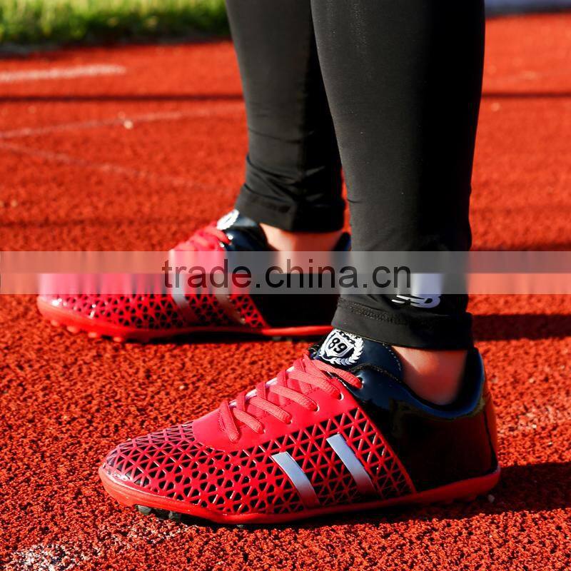 2015 Hot selling soccer shoes fashion men and lady soccer shoes running shoes