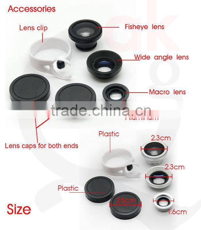 OEM Len's Color Macro wide angle Lens for mobile