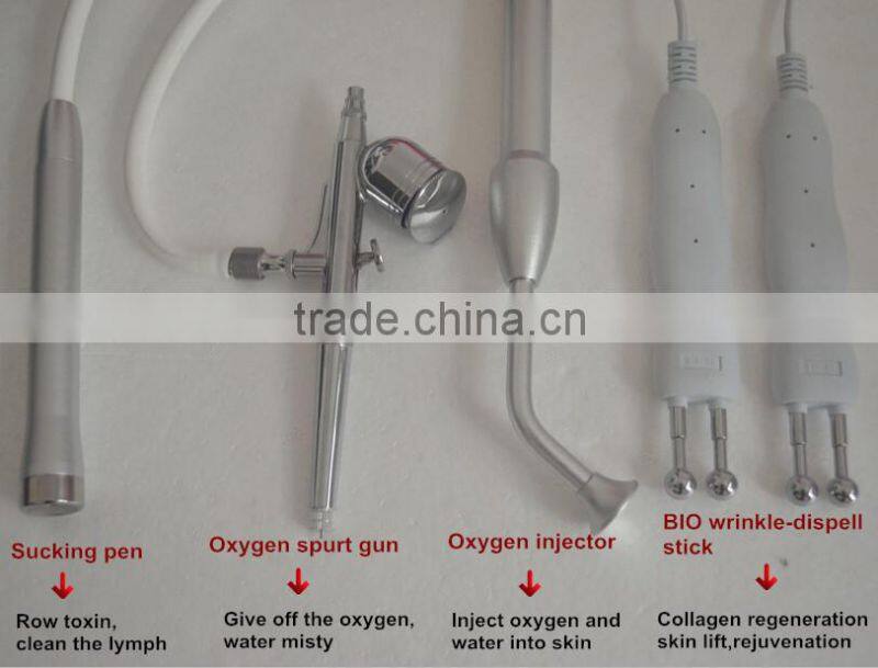 CE approval whitening skin beauty water and oxygen jet
