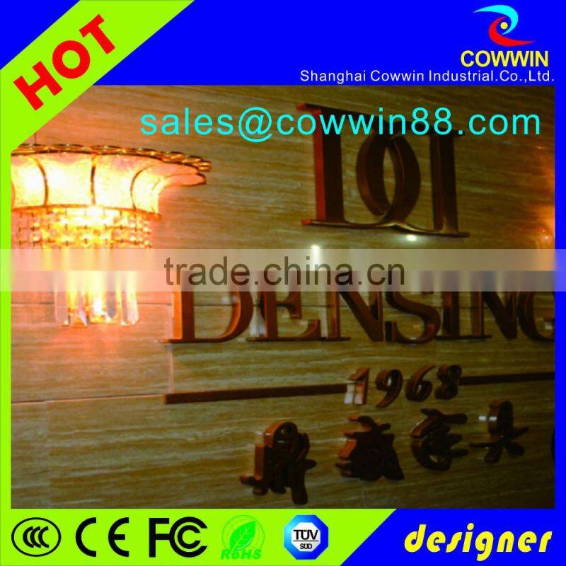 Lighted alphabet metal store front led sign letters