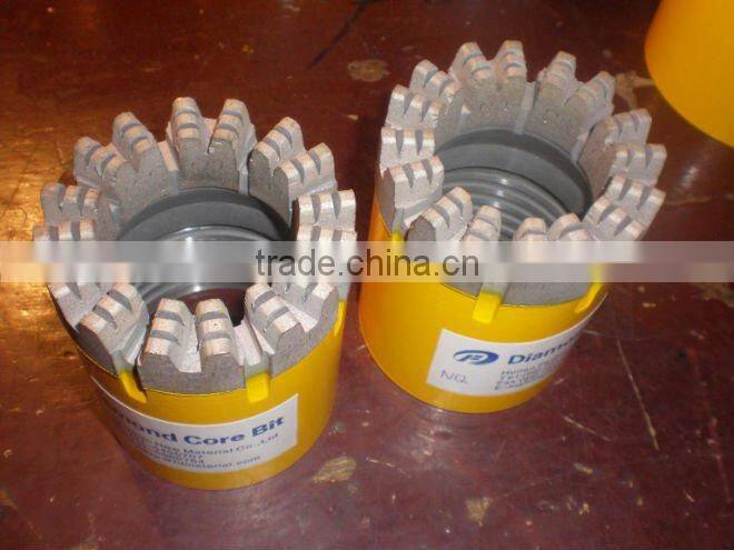 HQ,PQ,AW,BX Impregnated diamond core drill bit