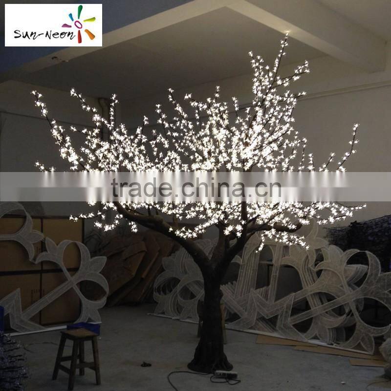 High quality with Rosh CE high simulation cheery blossom tree outdoor led fake cherry blossom trees
