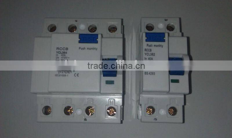 ID model RCCB/ELCB/RCD Residual Current Circuit Breaker(Merlin Gerin ID MNL MGL)