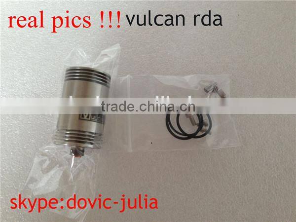 best selling vulcan rda atomizer clone 1:1 ss,black vulcan rda rba