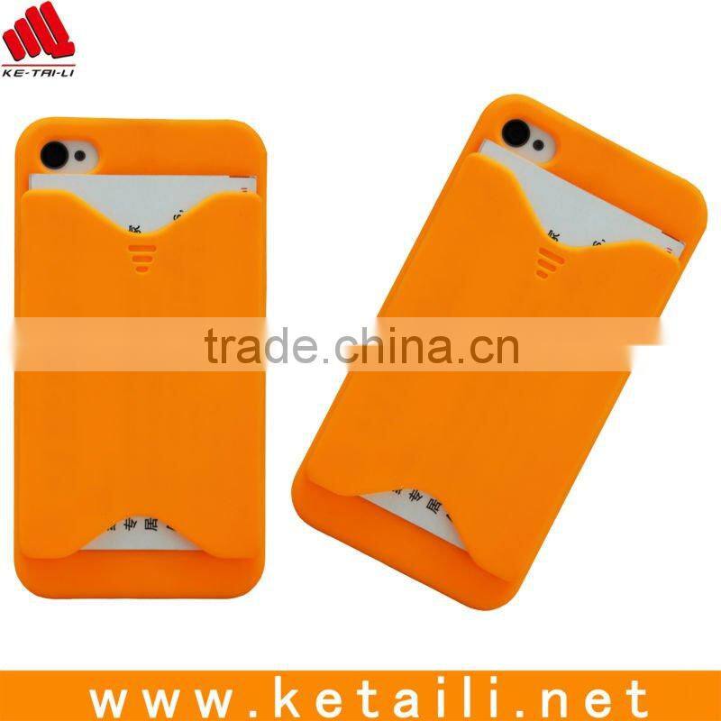 Dustproof cellphone case for iphone, with cardholder