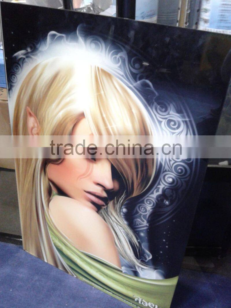 China large format digital UV LED lamp flatbed inkjet printer price