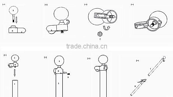 America England international aluminum flag pole for flying