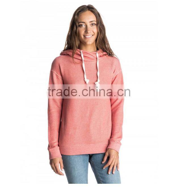 Custom pullover plain hooded women hoodies sweatshirt