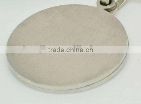 Stainless Steel Enamel Cutout Compass Pendant Necklace