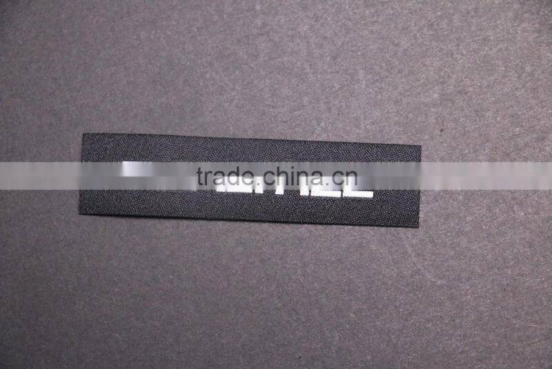 2016 High Density Computerized Woven Label Machine Sew On Neck Woven Label For Garment With Business Men's Suit Style