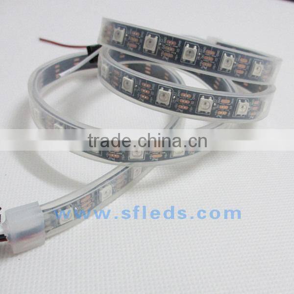 5050 SMD RGB 30LED/m Addressable Color Strip Light 5V Black PCB WS2812b led strip ip65