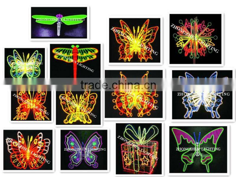 vase light LED 3D decor motif light