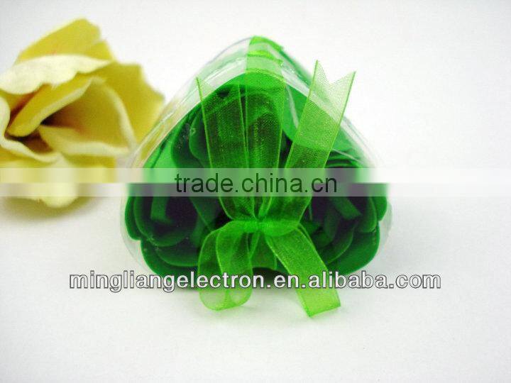 Hot sale 3pc rose soap flower for wedding gfts