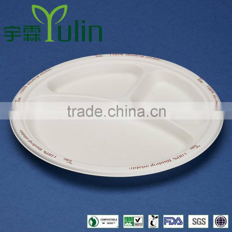 Christmas dinner paper tableware