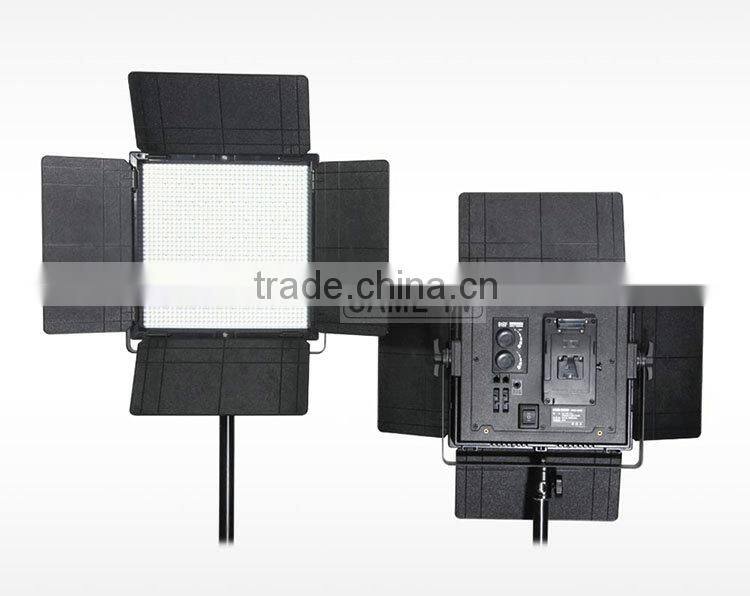 CAME-TV DOF 3x1296 LED Bi-color 5600K 3200K Dimmable HVR-1296S Panel Lighting Kit