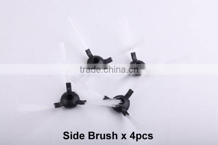 (For KK8) Spare Parts Pack for Vacuum Cleaning Robot, Including Side Brush x 4pcs + HEPA Filter x 2pcs