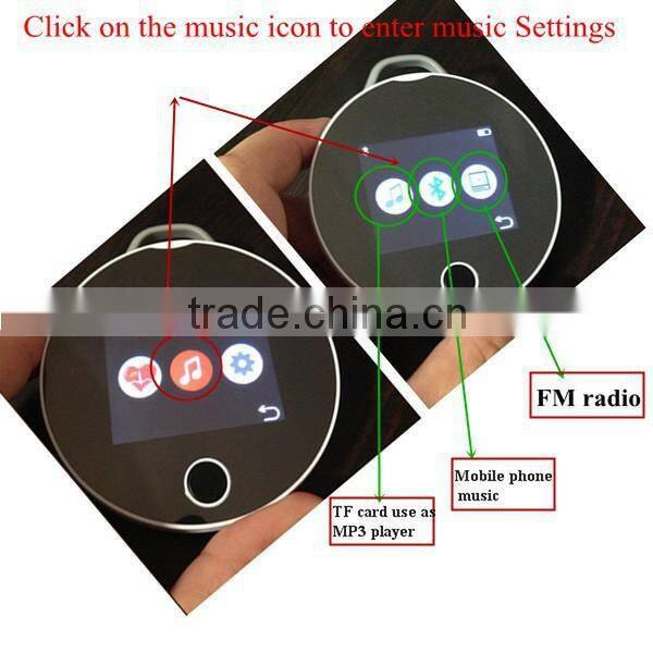 Music ,FM and time display portable mini hygeia Bluetooth speaker /bluetooth heart rate monitor