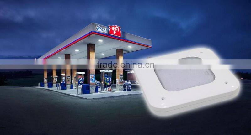 Gas station led canopy lights 150w UL cUL DLC list aluminum body led canopy light with 5 years warranty