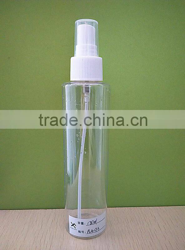 Screen Printing Surface Handling Cosmetic Use PET Plastic Bottle with Spray Pump