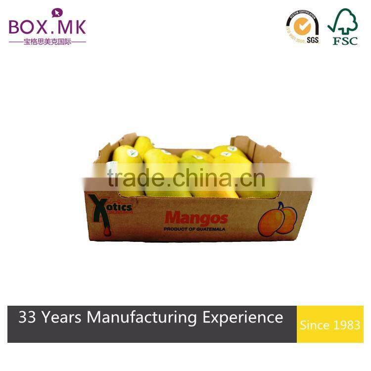 Wholesale And Free Samples Corrugated Box For Shipping Fresh Fruits Or Vegetable