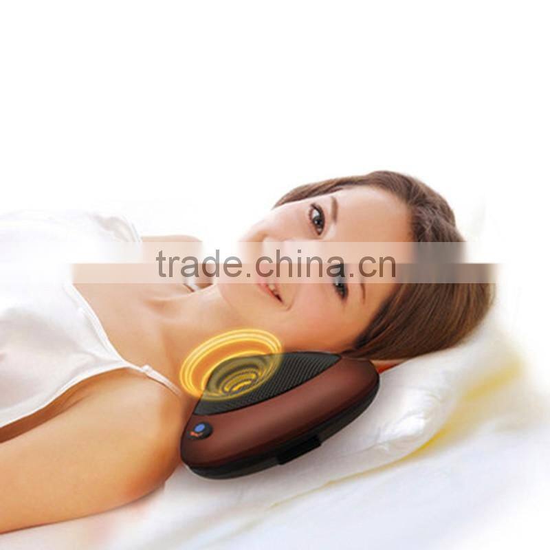 travel neck messager electric pillow case car seat and home electric massage pillow cushion