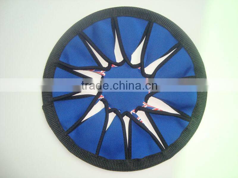 2014 fashionable elastic and durable custom cheap neoprene frisbee