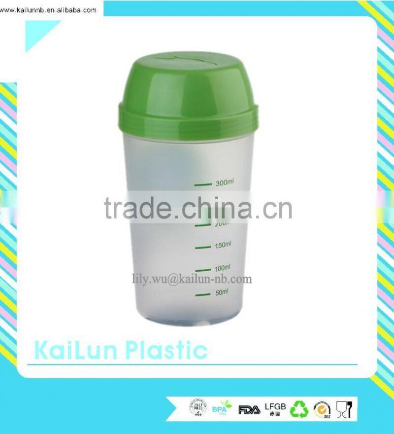 Convenient promotional plastic 300ml water bottle made in BPA free foodgrade PP