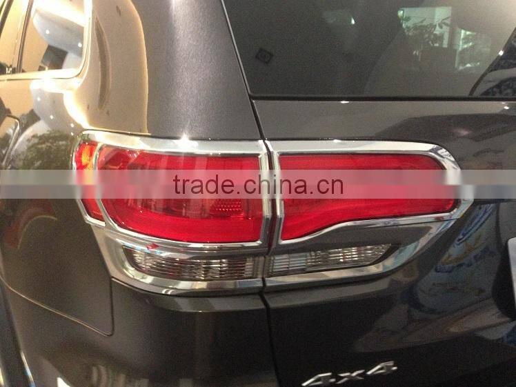 2014 Grand Cherokee ABS Chrome Car Rear Lamp Cover