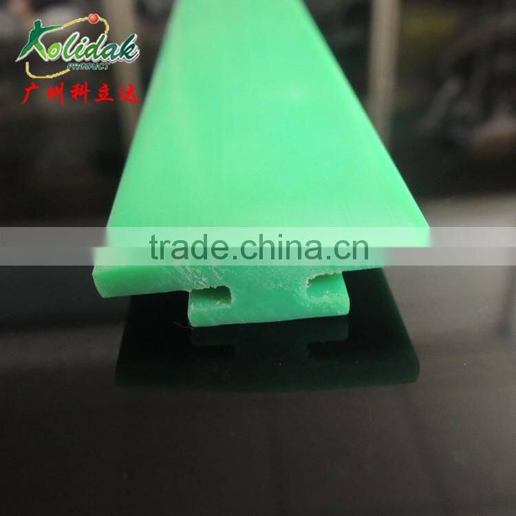 Plastic extrusion PE/PVC green plastic profile
