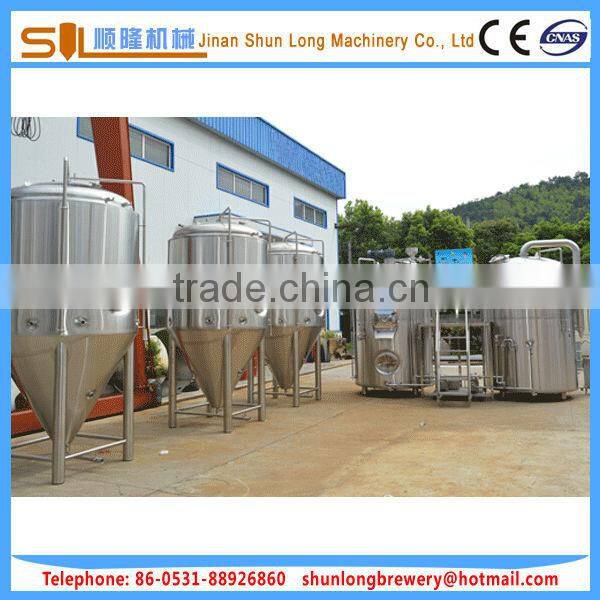 ISO:9000 Certification and Overseas service large beer brewing equipement 1000l/2000l/3000l