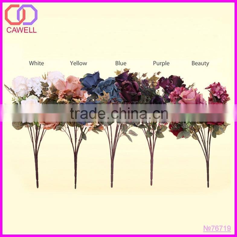yiwu wholesale silk peony decorative artificial flower
