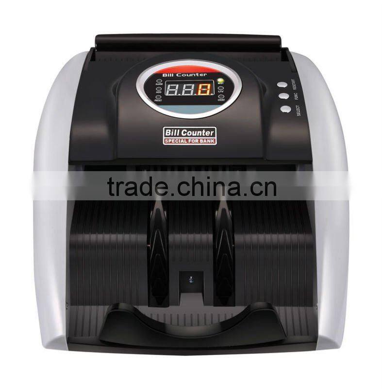 Currency counting machine with counterfeit detections GR5200