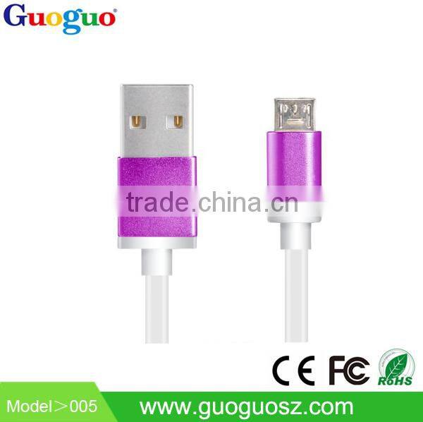 Wholesale 1m Colored Micro USB Data Charging Sync Cable for Andtoid Phone