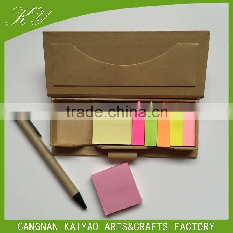 Custom shape die cut sticky notes arrow shape memo pad