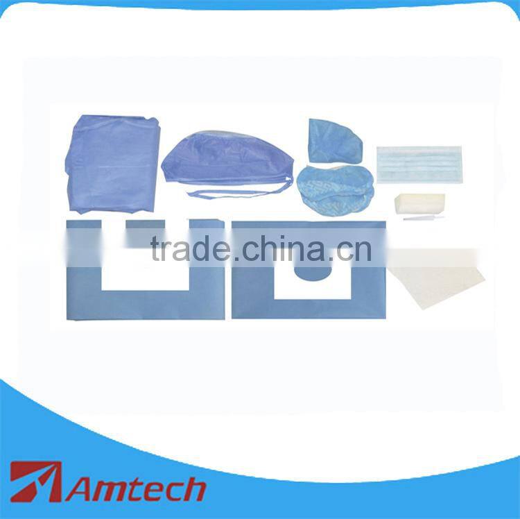 Dental Implantology kits/medical Disposable stools/Sterile Surgical suits AMH-8214