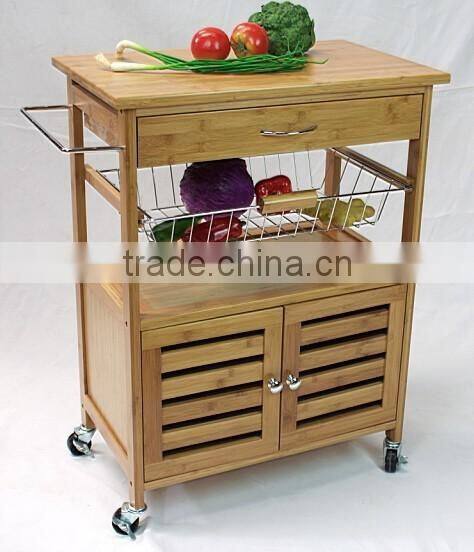 kitchen storage trolley foldable for dinning room