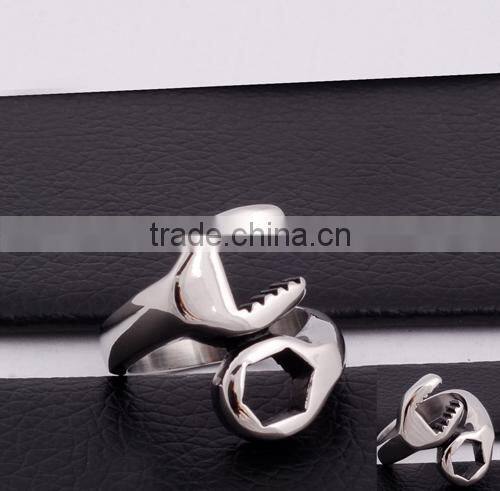 Fashion Cute Stainless steel Rose Gold Diamond Ring