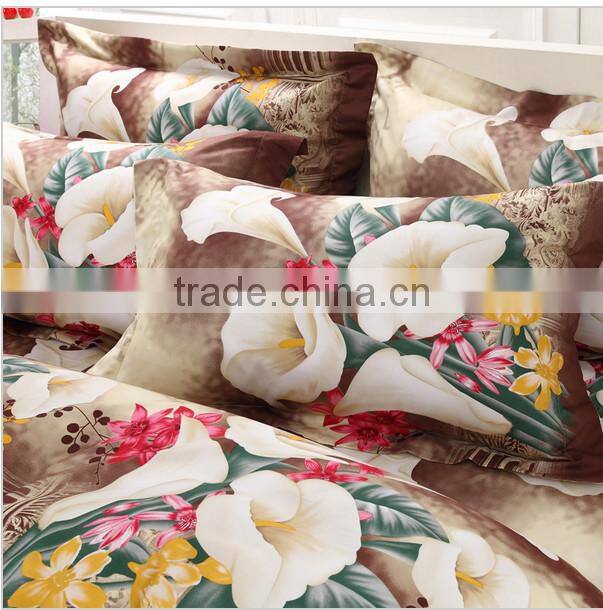 Painting 3d bedding set bed sheet Cotton bed linen sets