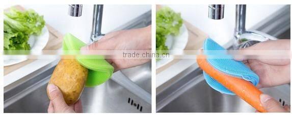 Kitchen gadget Multifunction Ceaning brush,durable brush of silicone